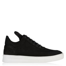 FILLING PIECES - Low Top Lane Nubuck Trainers